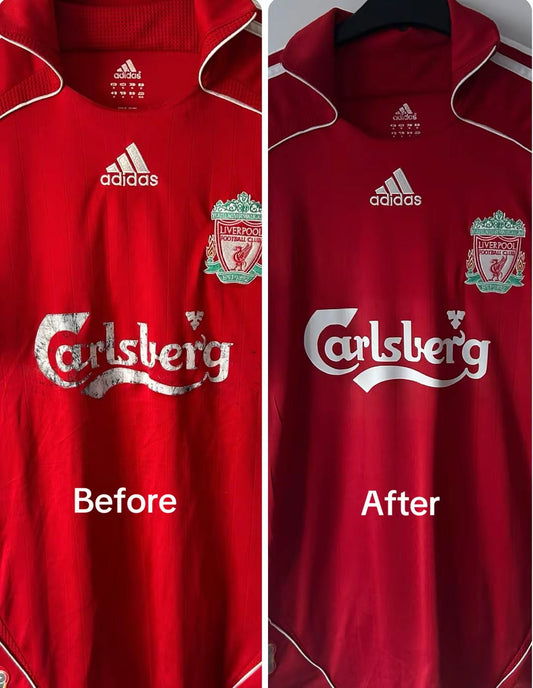 Liverpool 2006/07 Home Shirt Carlsberg Sponsor Restoration