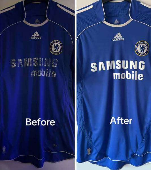 Chelsea 2006/08 Home Shirt Samsung Mobile Sponsor Restoration