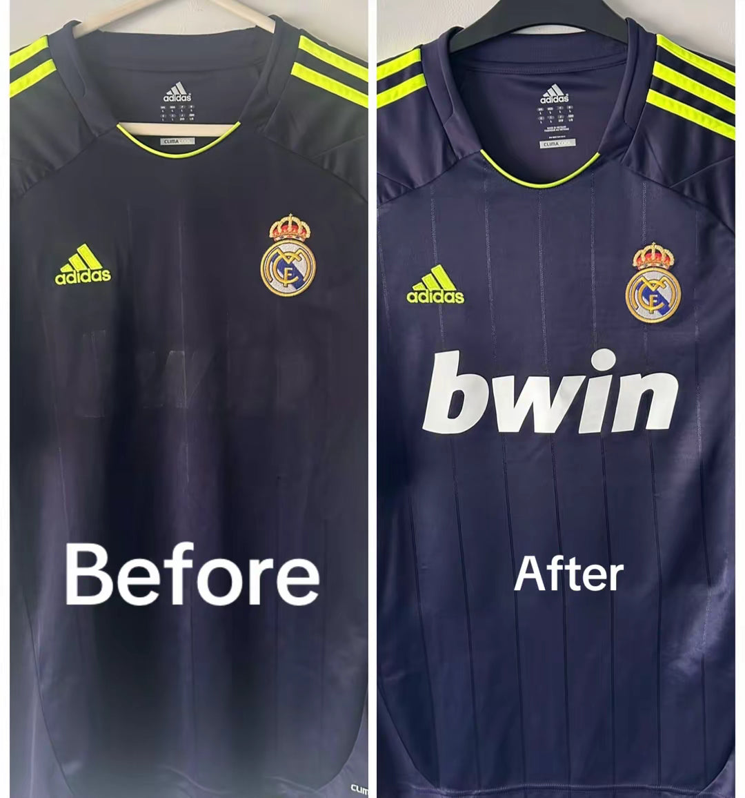 Real Madrid 2012/13 Bwin Sponsor Restoration