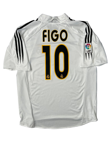 Real Madrid 2004/05 Home Shirt Large Figo 7/10