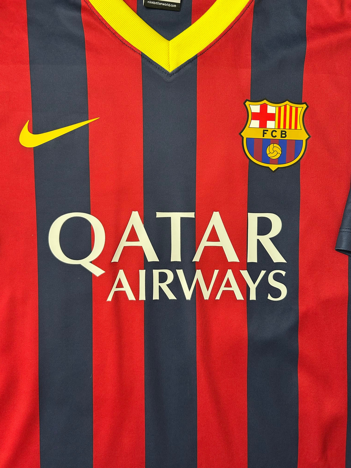 Barcelona 2013/14 Home Football Shirt Messi – Large – 10/10 Condition