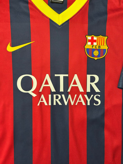 Barcelona 2013/14 Home Football Shirt Messi – Large – 10/10 Condition