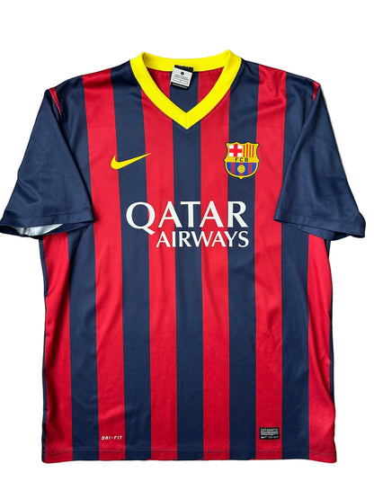 Barcelona 2013/14 Home Football Shirt Messi – Large – 10/10 Condition