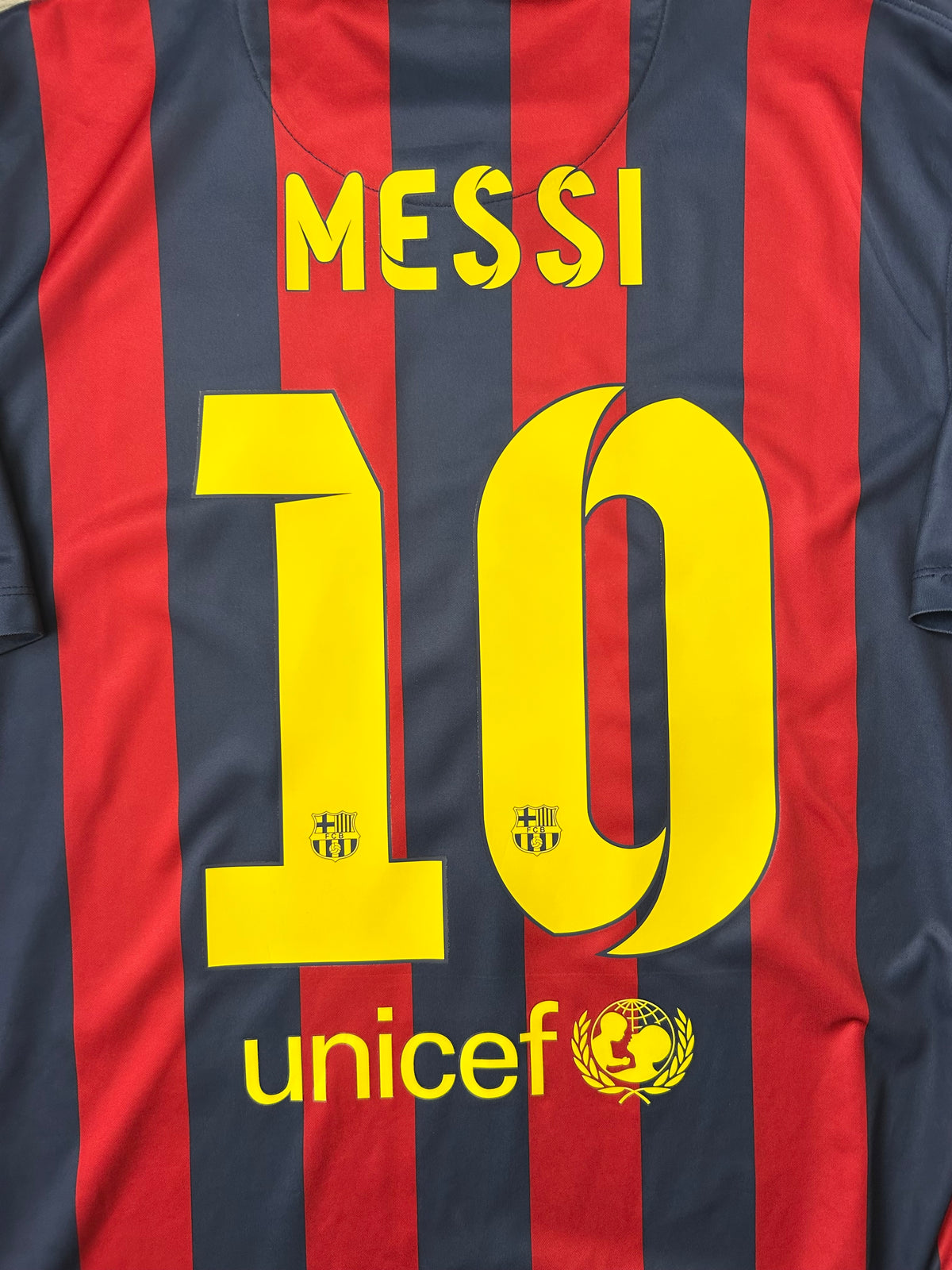 Barcelona 2013/14 Home Football Shirt Messi – Large – 10/10 Condition