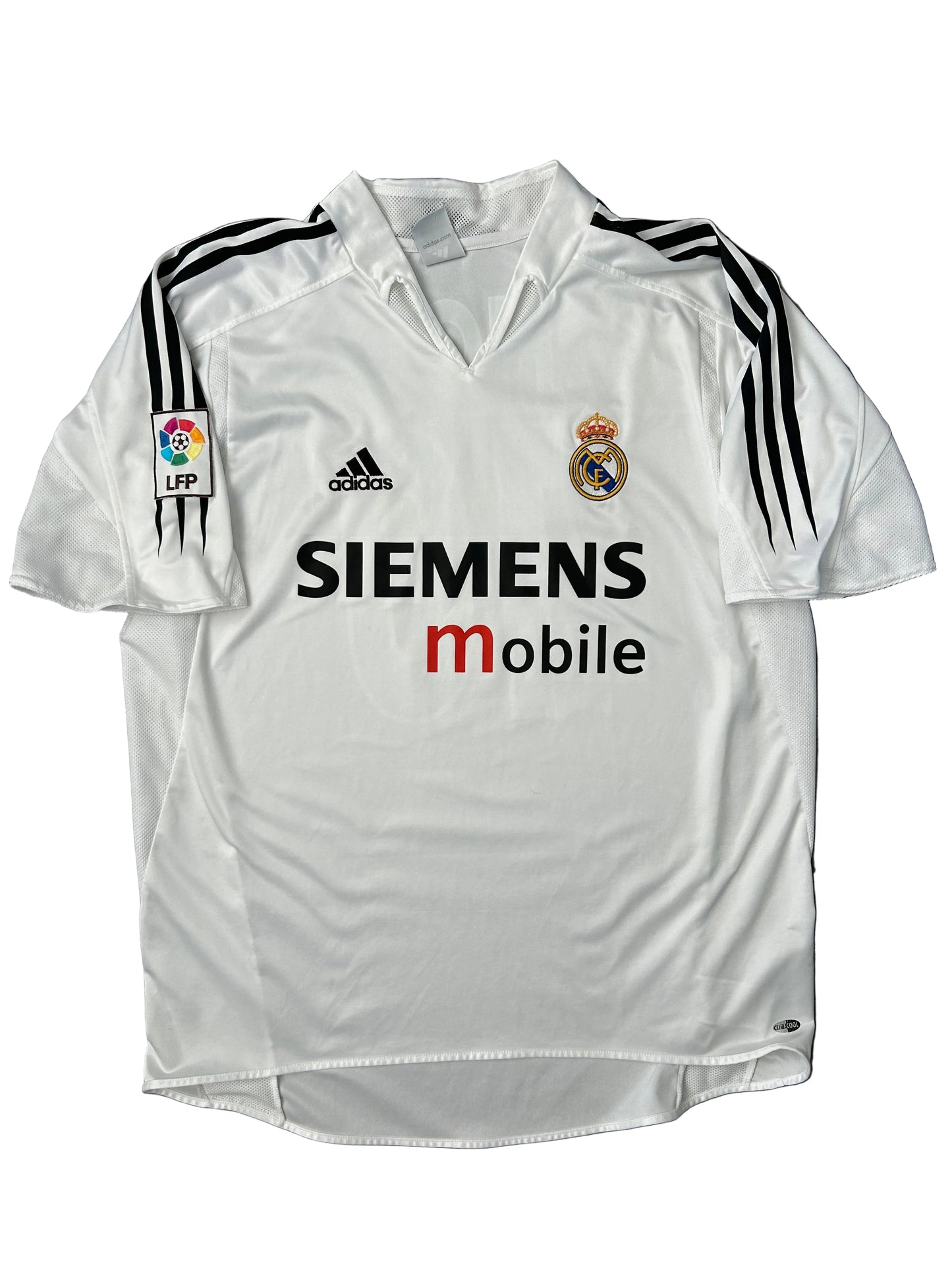Real Madrid 2004/05 Home Shirt Large Figo 7/10