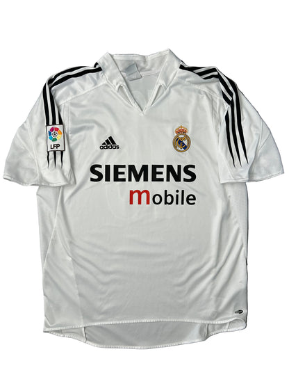 Real Madrid 2004/05 Home Shirt Large Figo 7/10
