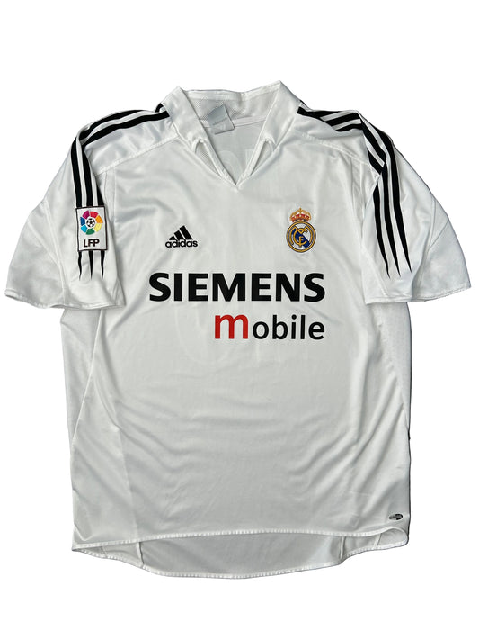 Real Madrid 2004/05 Home Shirt Large Figo 7/10