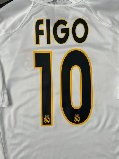 Real Madrid 2004/05 Home Shirt Large Figo 7/10