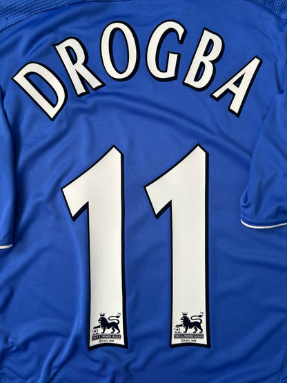Chelsea 2006/07 Home Football Shirt Drogba – Large – 8/10 Condition