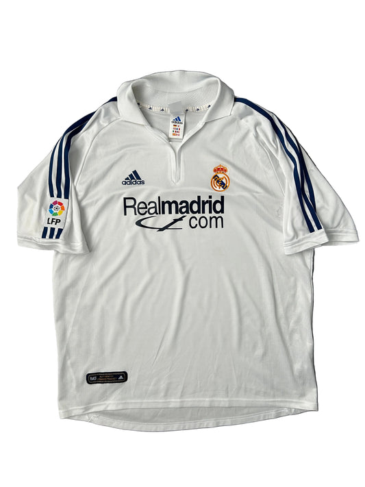 Real Madrid 2001/02 Home Shirt Large 8/10