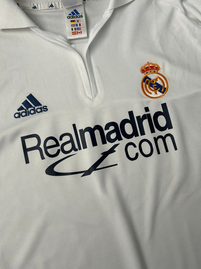 Real Madrid 2001/02 Home Shirt Large 8/10