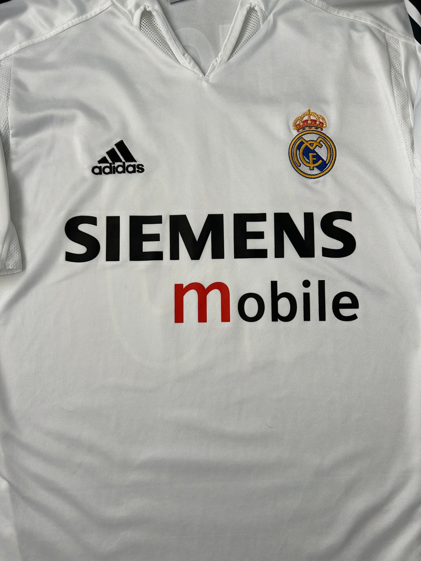 Real Madrid 2004/05 Home Shirt Large Figo 7/10