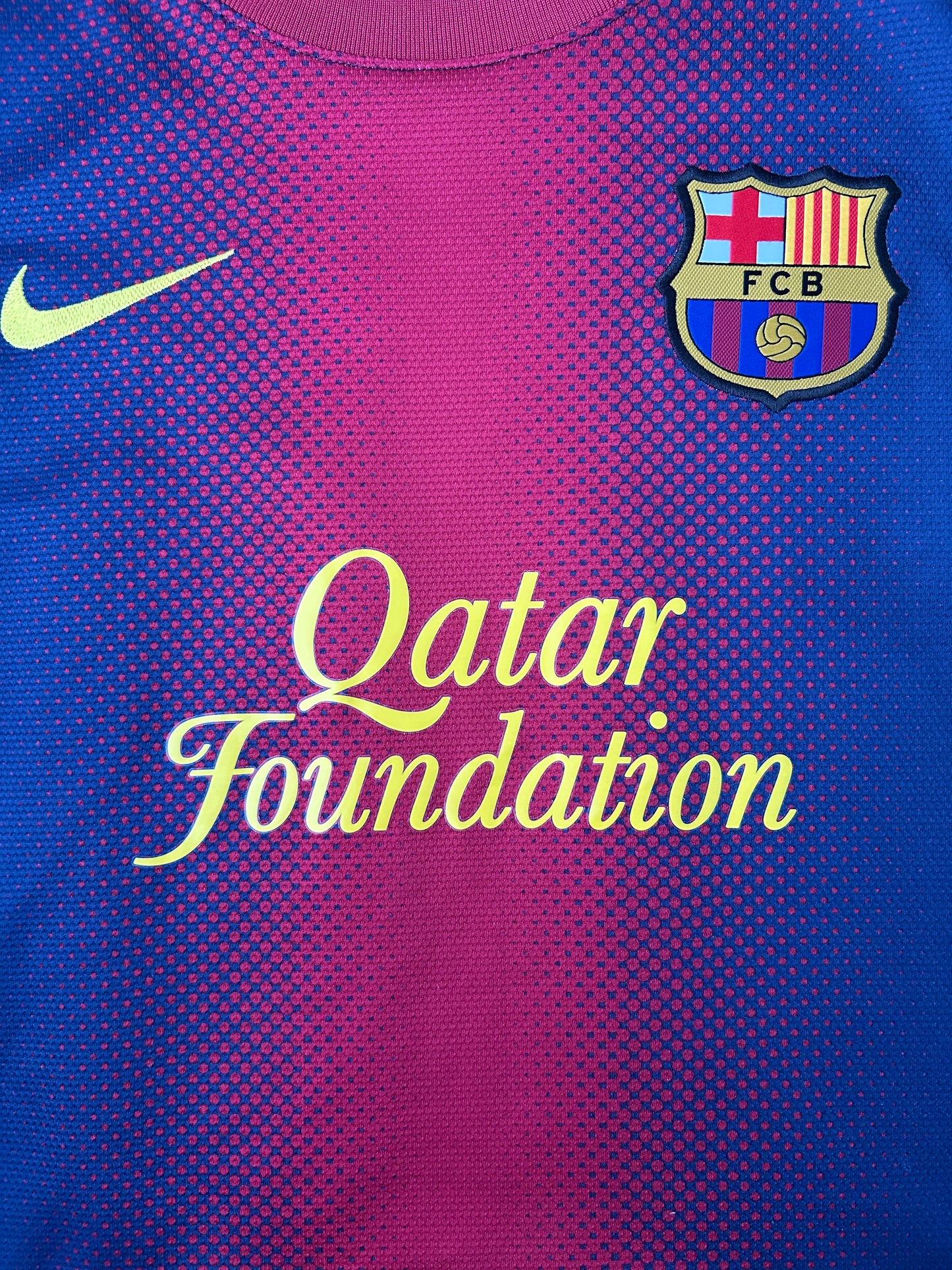 Barcelona 2012/13 Home Shirt Messi Large 9/10