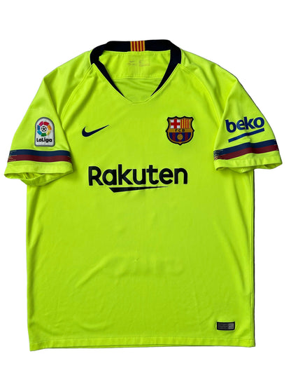 Barcelona 2018/19 Away Football Shirt Messi – XL – 9/10 Condition